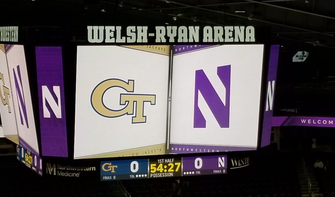 Northwestern Outlast Georgia Tech’s Second Half Comeback in the Big Ten/ACC&nbsp;Challenge