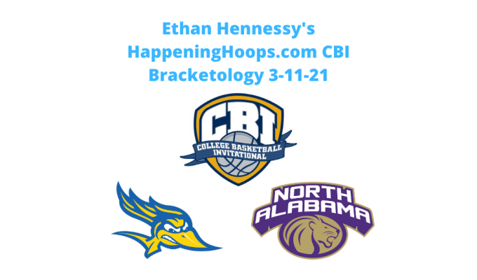 Happening Hoops CBI&nbsp;Bracketology