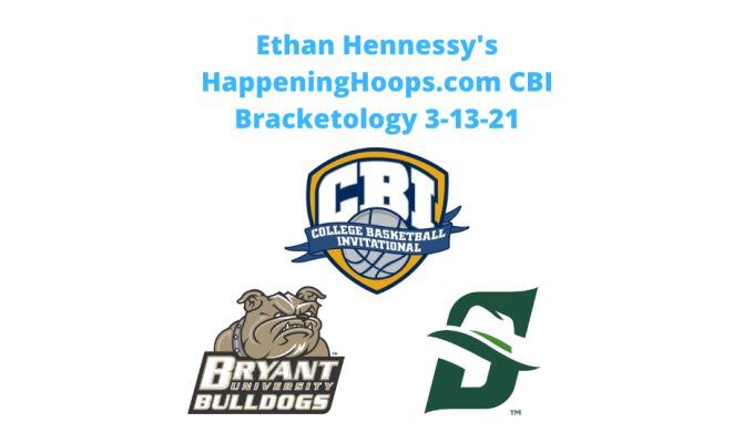 Happening Hoops CBI&nbsp;Bracketology
