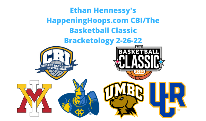 Happening Hoops CBI/The Basketball Classic Bracketology&nbsp;#7
