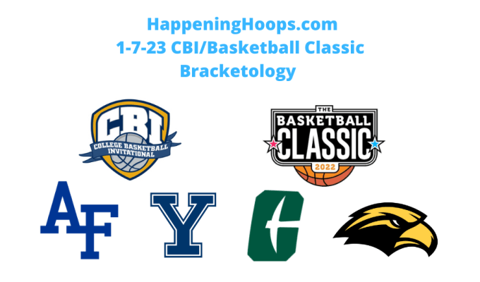 2022-23 CBI/Basketball Classic Bracketology #2&nbsp;1-7-23