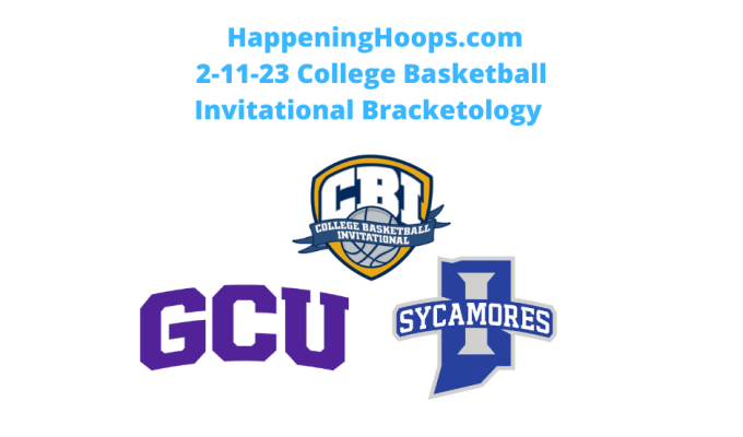 2022-23 CBI Bracketology #5&nbsp;2-11-23