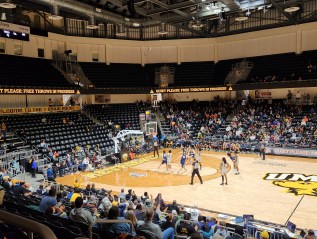 Last Second Free Throws Secure UMBC’s Victory Over New&nbsp;Hampshire